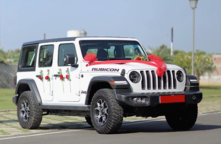 Jeep Wrangler Rubicon Wedding Car