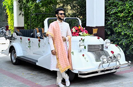 Vintage Wedding Car